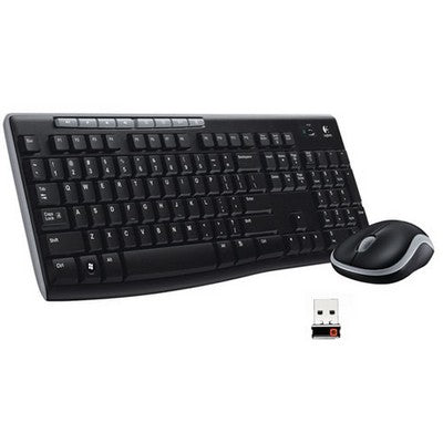 Logitech MK270 | Kit tastiera e mouse | Wireless | Nero