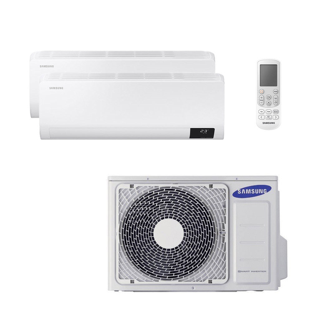 Samsung Dualsplit 9000 + 9000 BTu Luzon AJ040TXJ2KGEU + 2x AR09TXHZAWKNEU condizionatore fisso