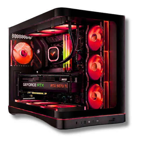 ZENDIA SCULPTOR - PC Gaming | R5 9600X | Nvidia RTX 5070 (12 Go) | RAM 32 Go DDR5 | SSD 1 000 Go NVMe | Refroidissement liquide 360 mm | Windows 11 Pro