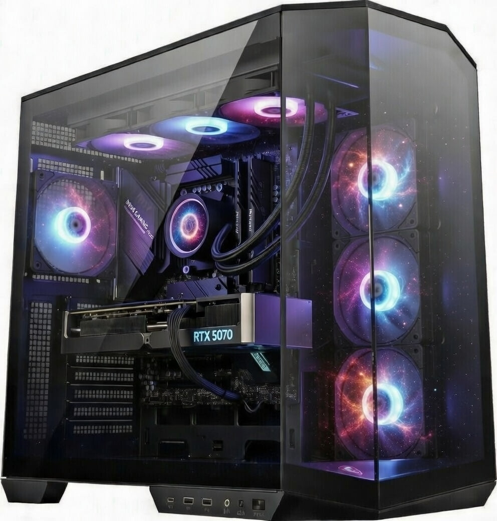 ZENDIA SUPERNOVA - PC Gaming | R7 7800X3D | Nvidia RTX 5070 (12 GB) | RAM 32 GB DDR5 | SSD 1000 GB NVMe | Dissipatore a Liquido 360 mm | Windows 11 Pro