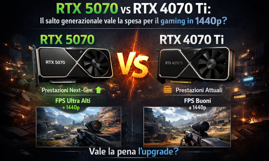 RTX 5070 vs RTX 4070 Ti: confronto per PC Gaming 1440p Zendia