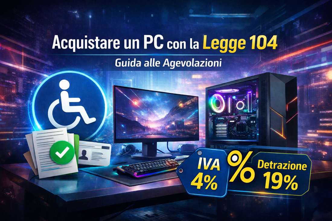 Guida all'acquisto PC con agevolazione Legge 104: IVA ridotta al 4% su computer e workstation