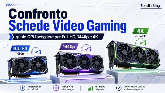 Confronto schede video gaming per scegliere la GPU più adatta a Full HD, 1440p e 4K