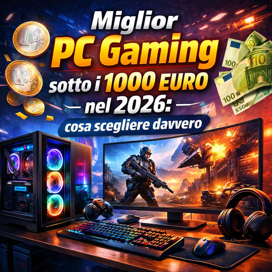 Configurazione desktop gaming bilanciata per il 2026: il miglior rapporto qualità-prezzo per giocare in Full HD con frame rate elevato.
