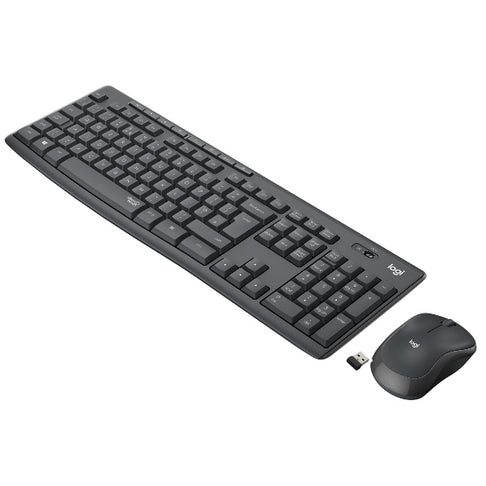 Logitech MK295 Silent | Kit tastiera e mouse | Wireless | Silenzioso