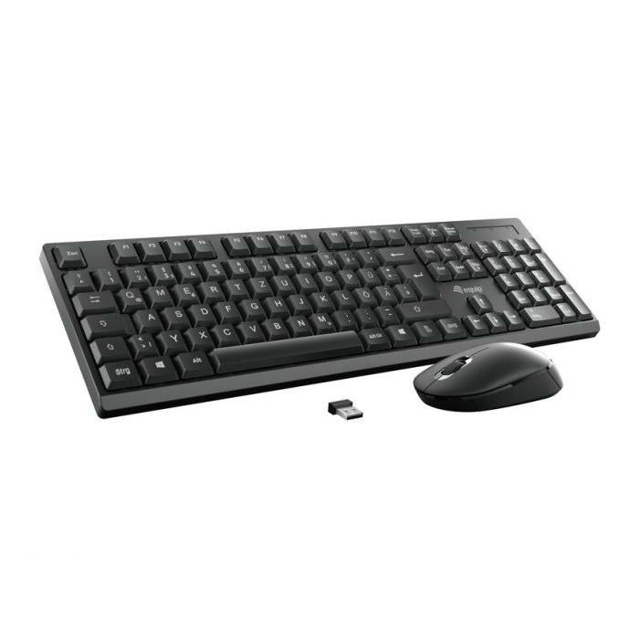 Equip Kit tastiera e mouse | Wireless | Layout ITA | Nero