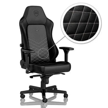 noblechairs HERO | Pelle PU | Nero/Platino | Braccioli 4D