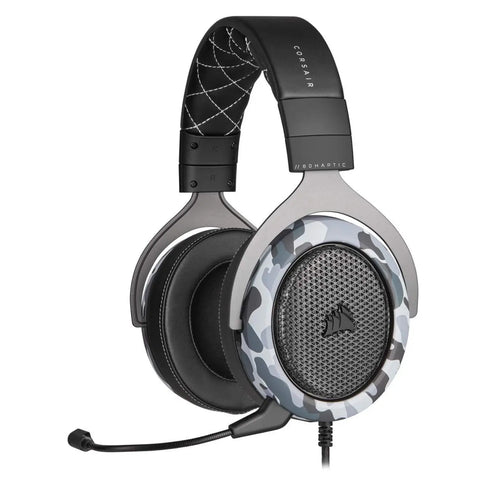 Corsair HS60 Haptic | Cuffie gaming con bassi aptici | Driver 50 mm | Camo