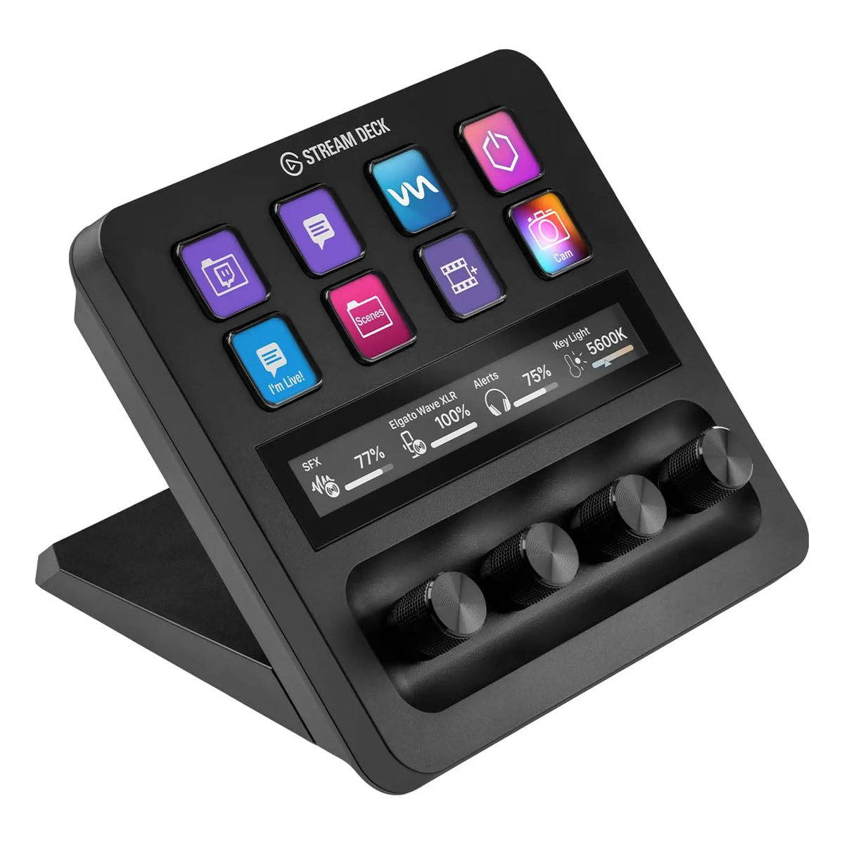 Elgato Stream Deck + | 8 tasti LCD | 4 manopole | Touch strip