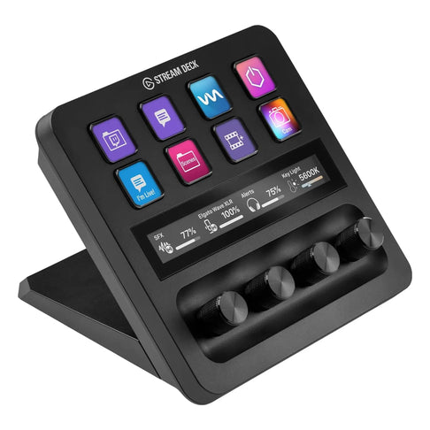 Elgato Stream Deck + | 8 tasti LCD | 4 manopole | Touch strip