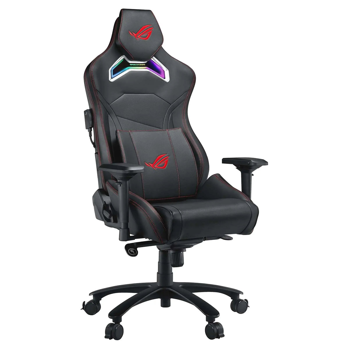 ASUS ROG Chariot X SL301W | Illuminazione Aura RGB | Braccioli 4D | Pelle PU