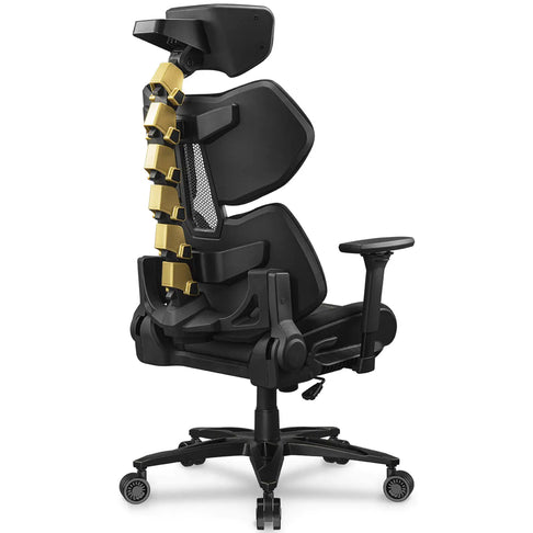 COUGAR Terminator Elite Gold | Nero e Oro | Supporto lombare dinamico