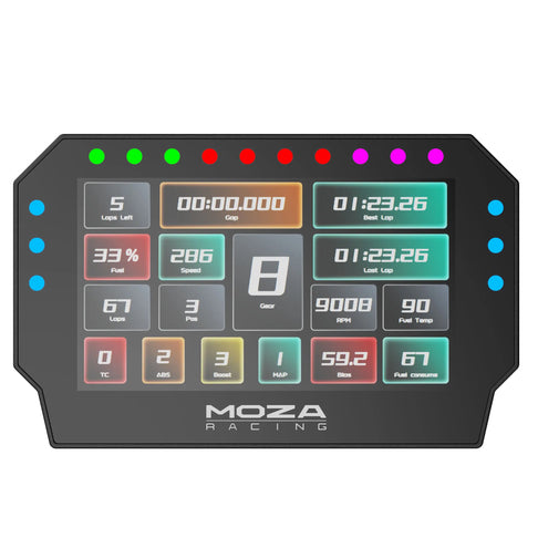 Moza CM2 Racing Dash | Display touch 5" | 720p | 60 Hz