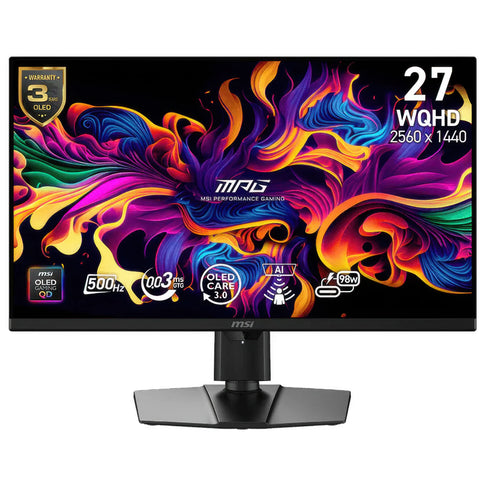 MSI MPG 271QR QD-OLED X50 | 27" | WQHD | QD-OLED | 500 Hz