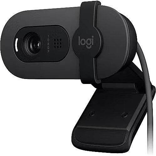 Logitech Brio 100 | Webcam Full HD 1080p | 30 fps | Grafite