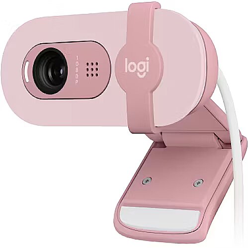 Logitech Brio 100 | Webcam Full HD | Rosa