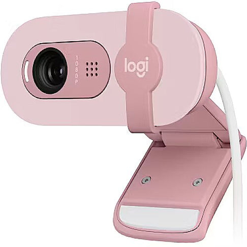 Logitech Brio 100 | Webcam Full HD | Rosa
