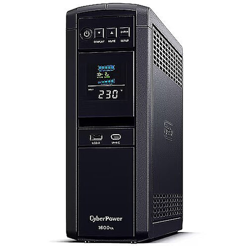 CyberPower CP1600EPFCLCD | 1600VA/1000W | LCD | 6 Schuko