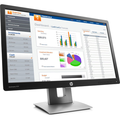 HP EliteDisplay E232 monitor 23 dettaglio