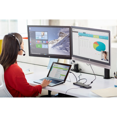 HP EliteDisplay E232 monitor 23 vista frontale