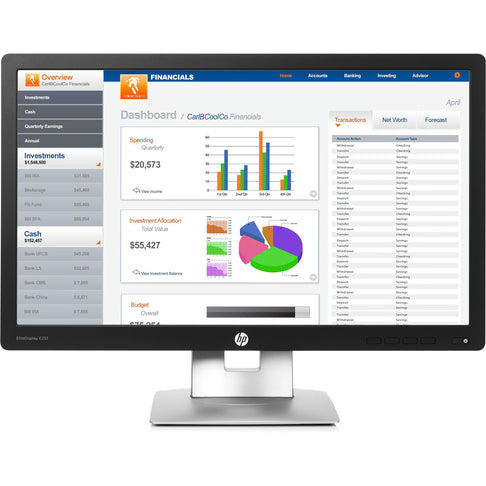 HP EliteDisplay E232 monitor 23