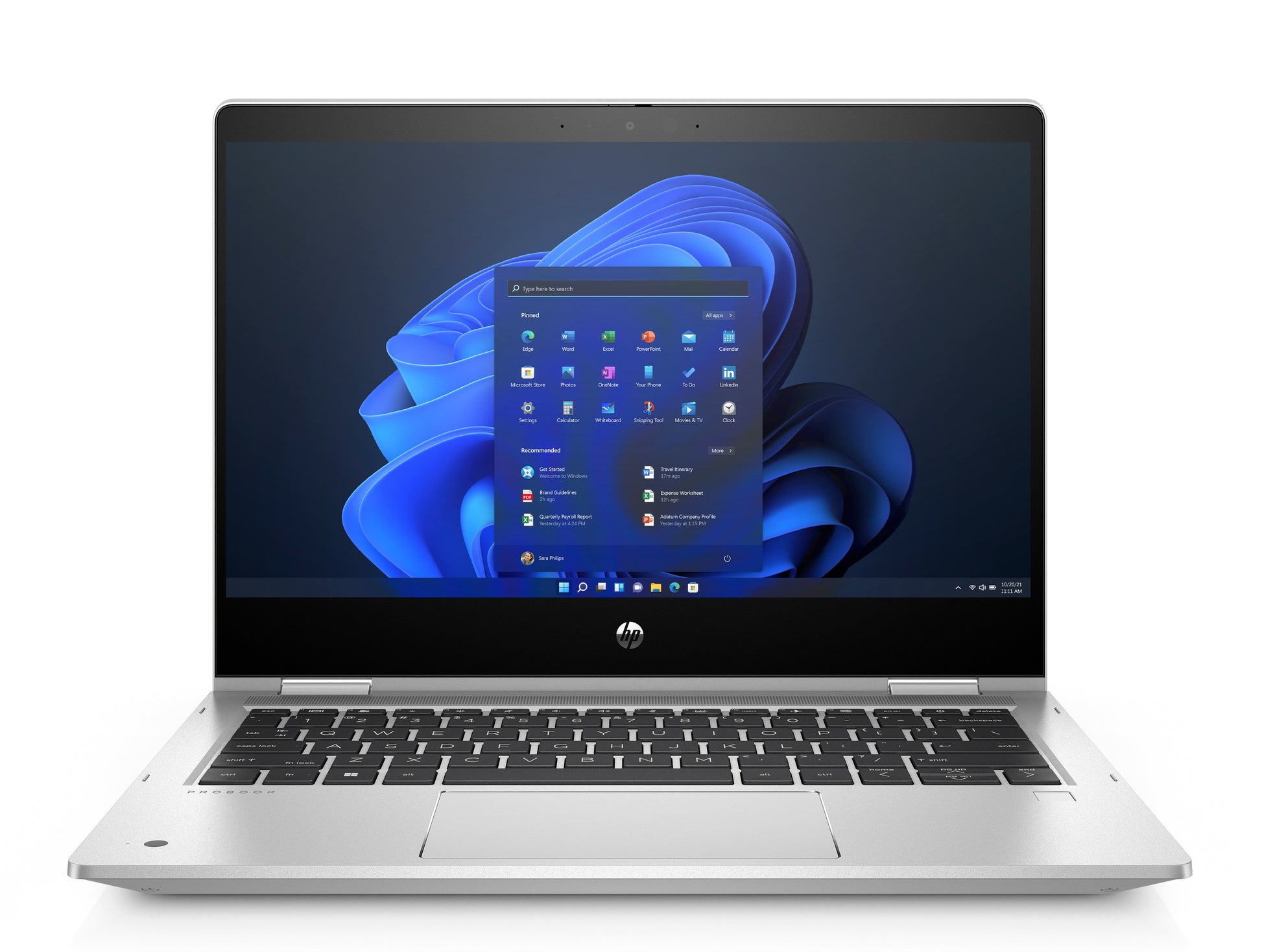 HP ProBook x360 435 G8 ricondizionato - vista frontale