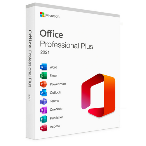 Clé Office 2021 Professionnel Plus 32/64 bits ESD