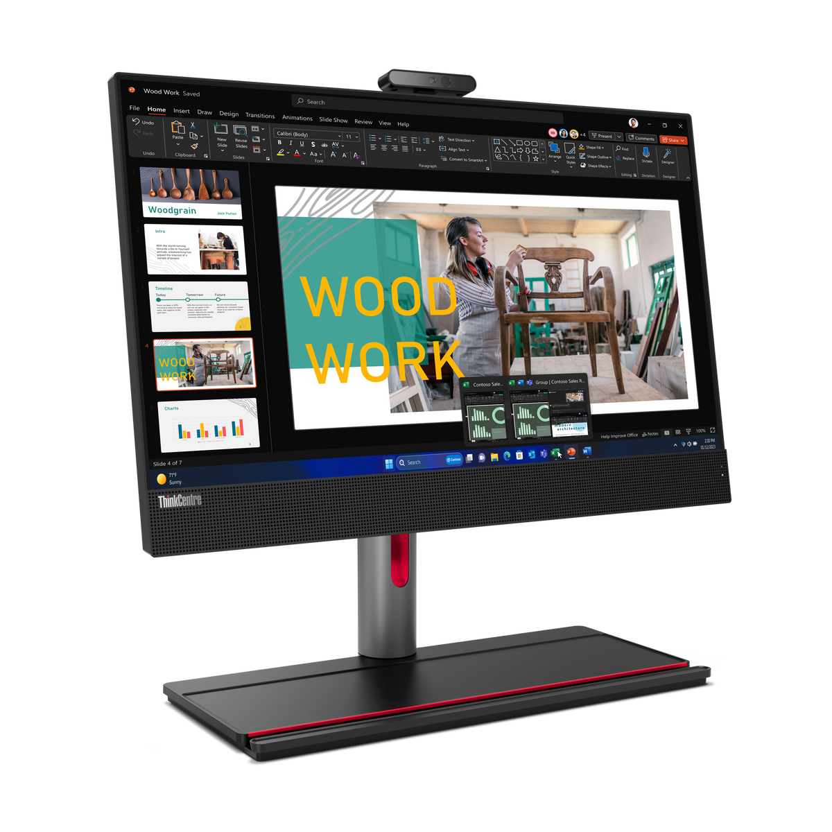 Lenovo ThinkCentre M90a Gen 5 - fronte