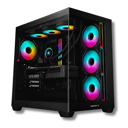 ZENDIA HORIZON - PC Gaming | R7 9800X3D | AMD RX 9070 XT (16 Go) | RAM 32 Go DDR5 | SSD 1 To NVMe | Refroidissement liquide 360 mm | Windows 11 Pro