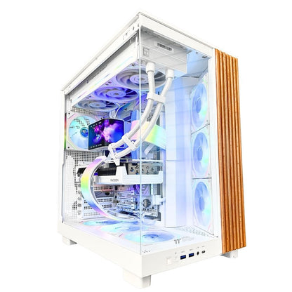 ZENDIA COSMIC ICE - PC Gaming | R7 9800X3D | AMD RX 9070 XT (16 GB) | RAM 32 GB DDR5 | SSD 1 000 GB NVMe | Dissipatore a Liquido 360 mm | Windows 11 Pro