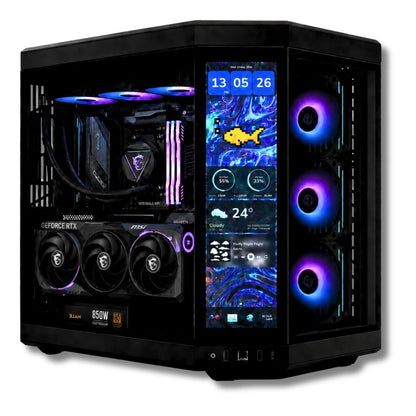 ZENDIA ECLIPSE - PC Gaming | R9 9950X3D | Nvidia RTX 5080 (16 GB) | RAM 32 GB DDR5 | SSD 1000 GB NVMe | Dissipatore a Liquido 360 mm | Windows 11 Pro