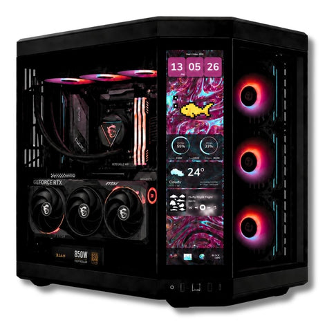 ZENDIA ECLIPSE - PC Gaming | R9 9950X3D | Nvidia RTX 5080 (16 GB) | RAM 32 GB DDR5 | SSD 1000 GB NVMe | Dissipatore a Liquido 360 mm | Windows 11 Pro