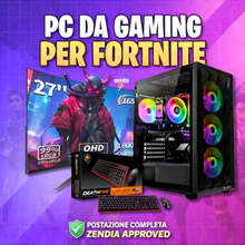 PC GAMING per Fortnite | Postazione Completa con Monitor 27″