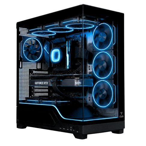 ZENDIA RIGEL - PC Gaming | R7 7700 | Nvidia RTX 5070 (12 GB) | RAM 32 GB DDR5 | SSD 1 000 GB NVMe | Dissipatore a Liquido 360 mm | Windows 11 Pro