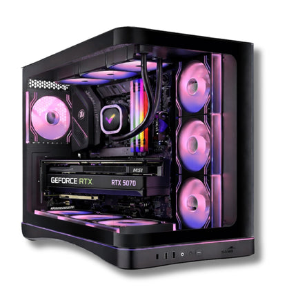 ZENDIA SCULPTOR - PC Gaming | Ryzen 5 9600X | Nvidia RTX 5070 (12 GB) | RAM 32 GB DDR5 | SSD 1000 GB NVMe | Dissipatore a liquido 360mm | Windows 11 Pro