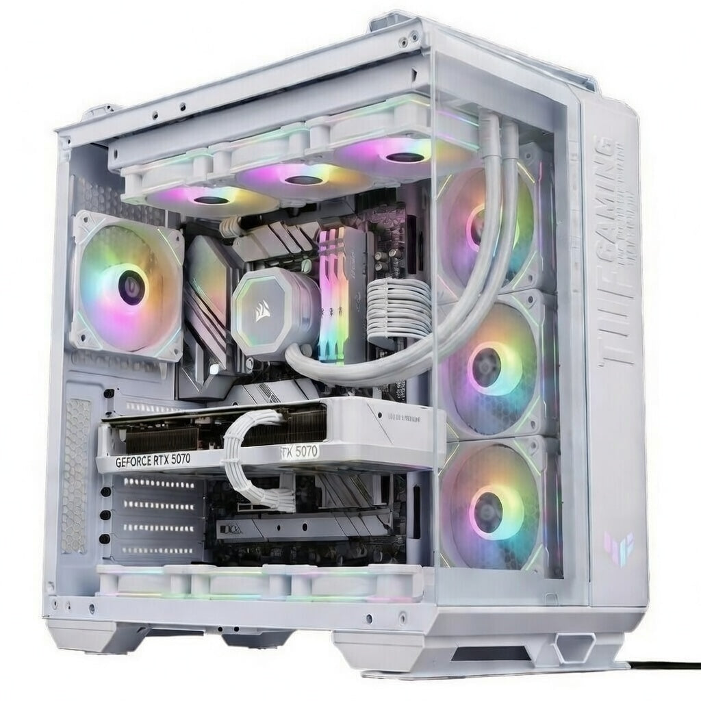 ZENDIA MILKY WAY – PC Gaming | R9 9950X3D | Nvidia RTX 5070 (12 GB) | RAM 32 GB DDR5 | SSD 1000 GB NVMe | Dissipatore a Liquido 360 mm | Windows 11 Pro