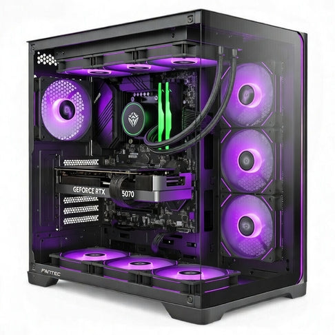 ZENDIA PHOENIX - PC Gaming | i7-14700K | Nvidia RTX 5070 (12 Go) | RAM 32 Go DDR4 | SSD 1 000 Go NVMe | Refroidissement liquide 360 mm | Windows 11 Pro