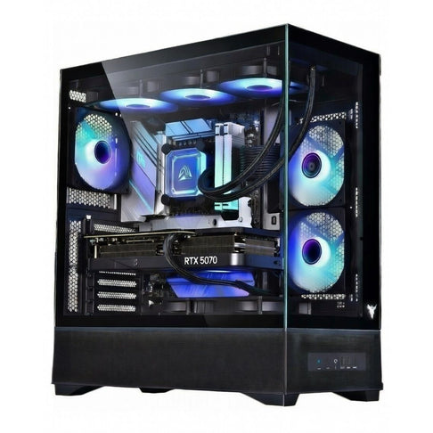 ZENDIA RIGEL - PC Gaming | R7 7700 | Nvidia RTX 5070 (12 Go) | RAM 32 Go DDR5 | SSD 1 000 Go NVMe | Refroidisseur liquide 360 mm | Windows 11 Pro