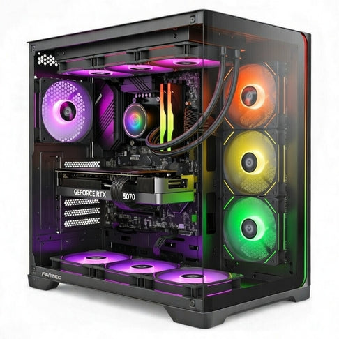 ZENDIA SUPERNOVA - PC Gaming | R7 7800X3D | Nvidia RTX 5070 (12 GB) | RAM 32 GB DDR5 | SSD 1 000 GB NVMe | Dissipatore a Liquido 360 mm | Windows 11 Pro