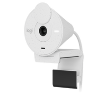 Logitech Brio 300 | Webcam Full HD 1080p | USB-C | Bianco