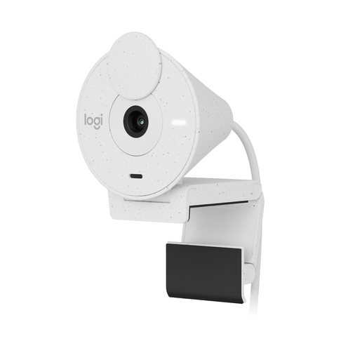 Logitech Brio 300 | Webcam Full HD 1080p | USB-C | Bianco