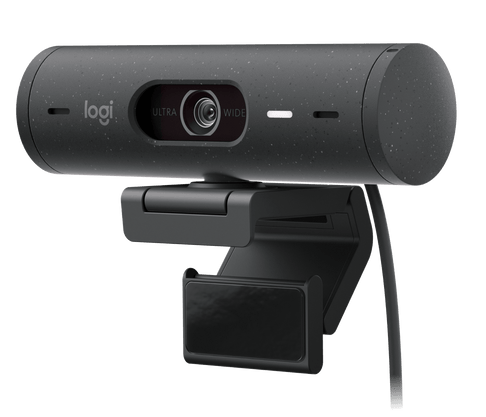 Logitech Brio 500 | Webcam Full HD 1080p | USB-C Graphite