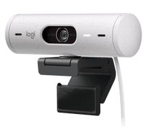 Logitech Brio 500 | Webcam Full HD 1080p | USB-C Off-white