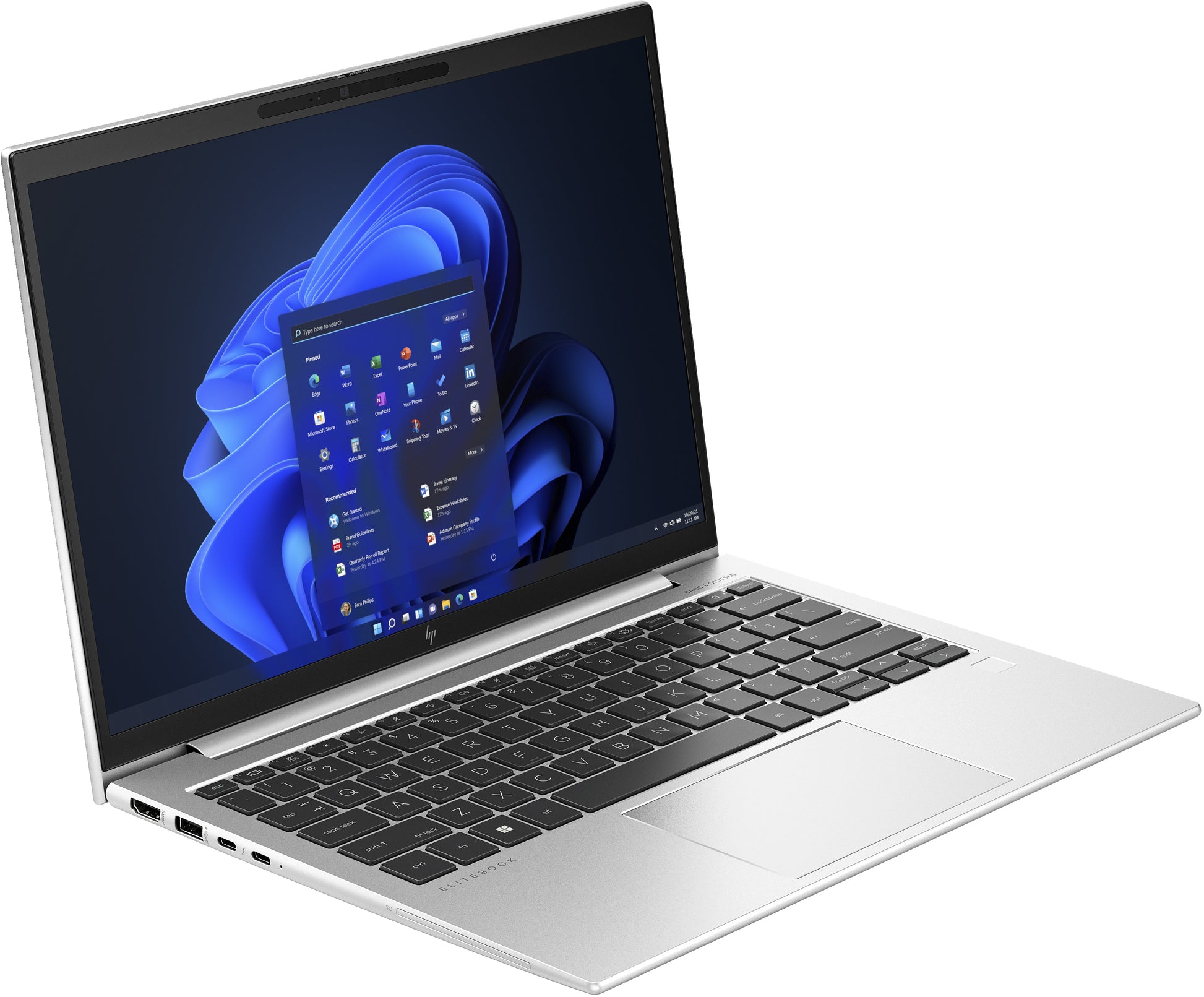 HP EliteBook 830 G10 ricondizionato - vista laterale
