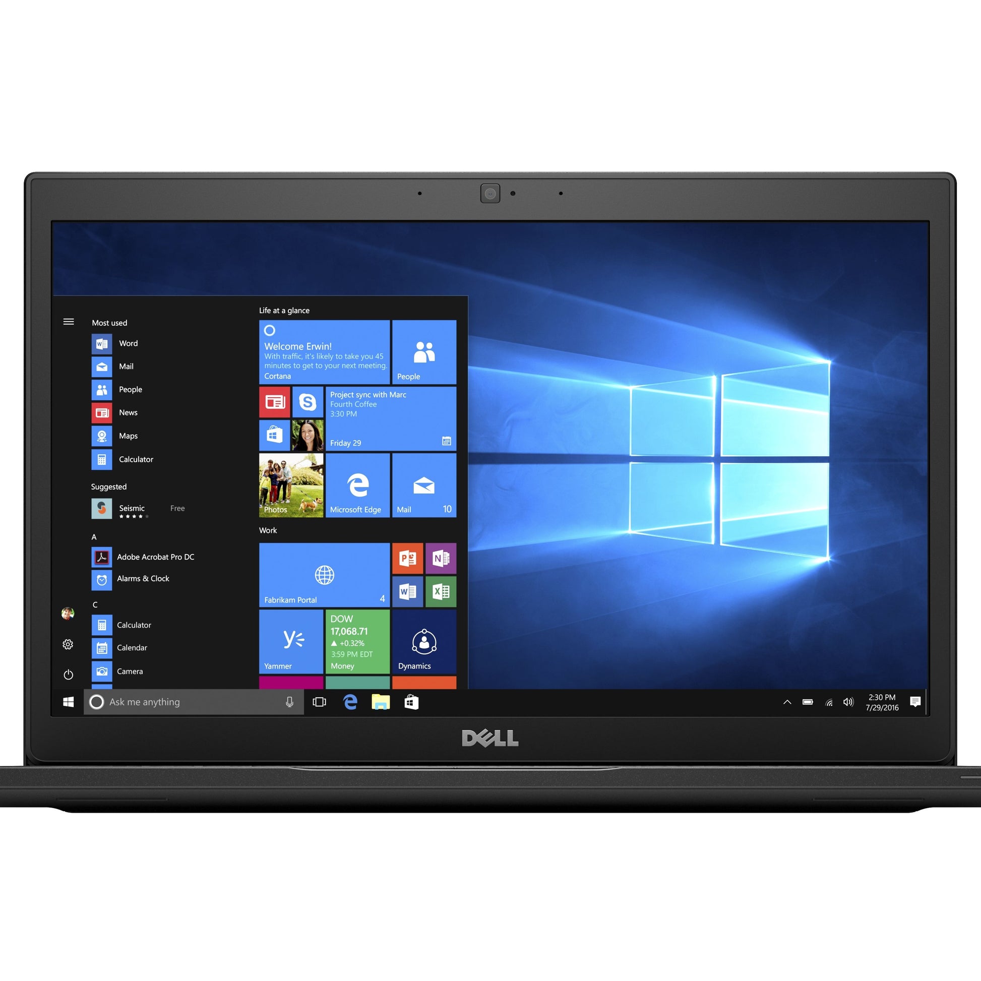 DELL Latitude E7490 ricondizionato - vista frontale
