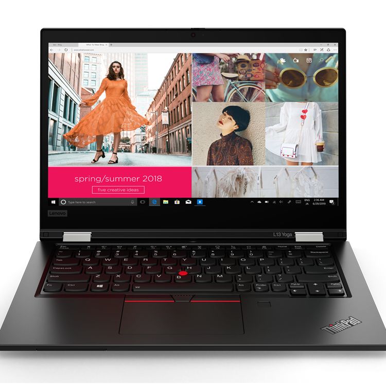 Lenovo ThinkPad L13 Yoga ricondizionato - vista laterale