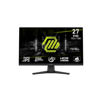 MSI MAG 272F | Negro | Plano | 27" | 200 Hz | Full HD