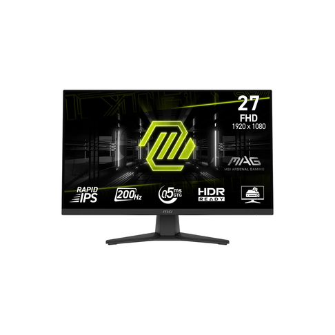 MSI MAG 272F | Negro | Plano | 27" | 200 Hz | Full HD